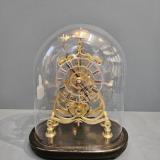 Antique Victorian Skeleton Clock with Passing Strike at Sturmans Antiques