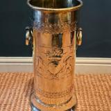 Antique Edwardian Brass Stick Stand at Sturmans Antiques metalware for sale