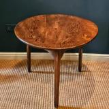 Antique George III Elm Cricket Table at Sturmans Antiques furniture for sale