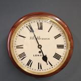 Antique Victorian 8 Day Fusee Dial Clock by Benson at Sturmans Antiques Clock for sale
