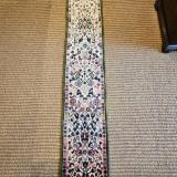 Antique 6' 7" Narrow Persian Pure Wool Runner Rug at Sturmans Antiques rugs for sale