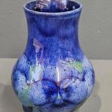 Antique Moorcroft Blue Speckled Pansy Vase at Sturmans Antiques Moorcroft for sale