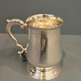 Antique George III 6.7oz Silver Mug by Peter and Ann Bateman at Sturmans Antiques silver for sale