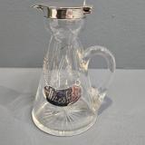 Antique Edwardian Silver Mounted Whisky Noggin by H B Johnson of Birmingham at Sturmans Antiques silver for sale