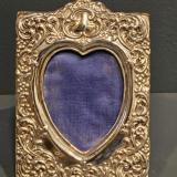 Antique Victorian Silver Heart Shaped Photo Frame at Sturmans Antiques photo frame for sale