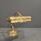 Antique Edwardian Brass Desk Lamp at Sturmans Antiques lamp for sale