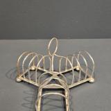 Antique Three Branch Silver Toast Rack by George Nathan & Ridley Hayes of Chester at Sturmans Antiques silver for sale