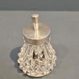 Antique Silver Topped Cut Crystal Glue Pot at Sturmans Antiques silver for sale