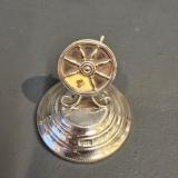 Antique Silver Whist Marker by Sampson Mordan of Birmingham at Sturmans Antiques silver for sale