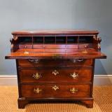 Antique Small Proportion George II Mahogany Secretaire Chest at Sturmans Antiques furniture for sale
