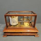 Antique Edwardian Mahogany Barograph at Sturmans Antiques barograph for sale