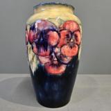 Antique Early Moorcroft Pansy Vase at Sturmans Antiques Moorcroft for sale