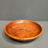 Thompson's of Kilburn Mouseman Adzed Oak Bowl at Sturmans Antiques Mouseman for sale