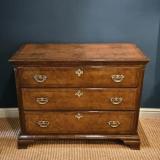 Antiques George III Walnut Chest of Drawers at Sturmans Antiques furniture for sale