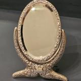 Antique Chester Silver Vanity Mirror by Arthur Johnson Smith of Chester at Sturmans Antiques mirror for sale