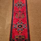Antique Persian Pure Wool Runner Rug at Sturmans Antiques rugs for sale
