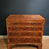 Antique Burr Yew Chest at Sturmans Antiques furniture for sale
