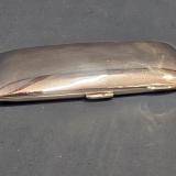 Antique Cast Silver Cigar Case by John Millward Banks of Chester at Sturmans Antiques silver for sale