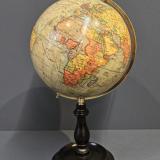 Antique 1930's Geographia 8" Paper Mache Globe at Sturmans Antiques globe for sale