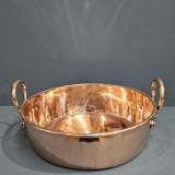 Antique Early Victorian Copper Cream Pan at Sturmans Antiques metalware for sale