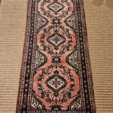 Antique Small Persian Pure Wool Rug at Sturmans Antiques rugs for sale