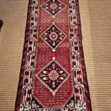 Antique Persian Pure Wool 6' 6" Runner Rug at Sturmans Antiques rugs for sale
