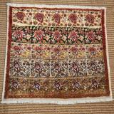 Antique Square Sarouk Persian Pure Wool Rug at Sturmans Antiques Rug for sale 