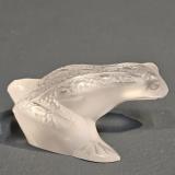 Antique Lalique Opalescent Leaping Frog at Sturmans Antiques Lalique for sale