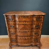 Antique Waring and Gillows Walnut Chest of Drawers at Sturmans Antiques furniture for sale