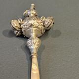 Antique Victorian Silver Babies Rattle, Whistle and Soother by Adie & Lovekin Ltd of Birmingham at Sturmans Antiques silver for sale
