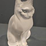 Large Lalique Sitting Cat at Sturmans Antiques
