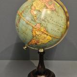 Antique Superb 1930's 6" Papier Mache Globe at Sturmans Antiques globes for sale