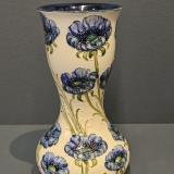 Antique Superb McIntyre Blue Poppies Vase at Sturmans Antiques Moorcroft for sale