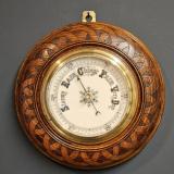Antique Oak Cased Barometer at Sturmans Antiques barometer for sale