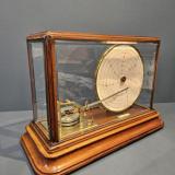 Antique Rare Edwardian Large Disc Chart Barograph at Sturmans Antiques barograph for sale