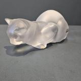 Antique Lalique Opalescent Cat at Sturmans Antiques Lalique for sale
