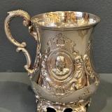 Antique Outstanding Early Victorian Silver Mug at Sturmans Antiques silver for sale