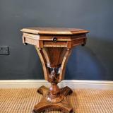 Antique William IV Rosewood Work Table at Sturmans Antiques furniture for sale