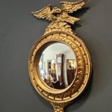 Antique Victorian Gilt Framed Convex Mirror at Sturmans Antiques mirrors for sale