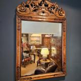 Antique Quality William and Mary Style Walnut Mirror at Sturmans Antiques mirror for sale 