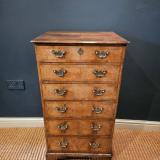 Antique Edwardian Walnut Tallboy Chest at Sturmans Antiques furniture for sale