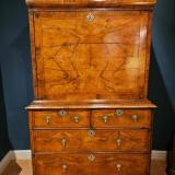 Antique Superb William & Mary Walnut Escritoire at Sturmans Antiques furniture for sale