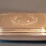 Antique Georgian Silver Snuff Box Ledson & Vale of Birmingham