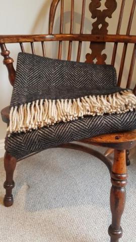 Tweedmill Herringbone Vintage Pure Wool Throw Blanket