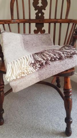 Tweedmill Block Check Jacob Pure Wool Throw Blanket