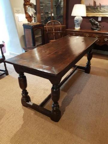 Antique Georgian Period Oak Refectory Table
