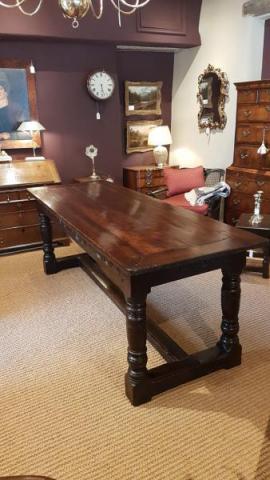 Antique Period Oak 10 Seater Refectory Table at Sturmans Antiques furniture for sale