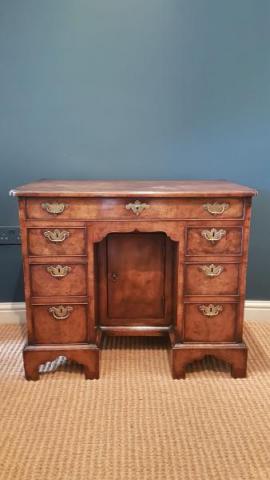 Antique George II Walnut Kneehole Desk
