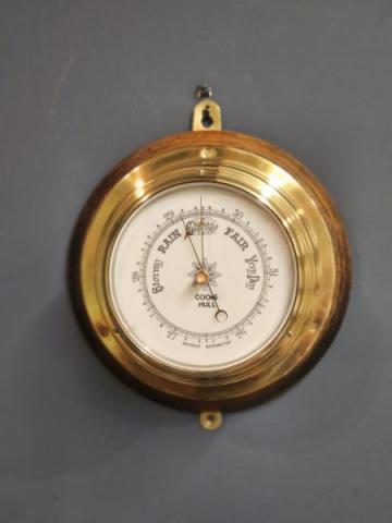 Antique Cooke of Hull Victorian Bulk Head Barometer