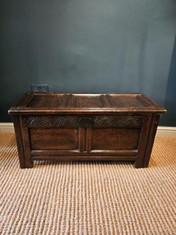 Antique George II Oak Coffer